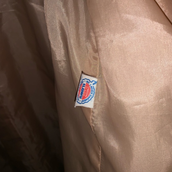 Ladies Julian Gold suede trench coat size 6 - Picture 4 of 8